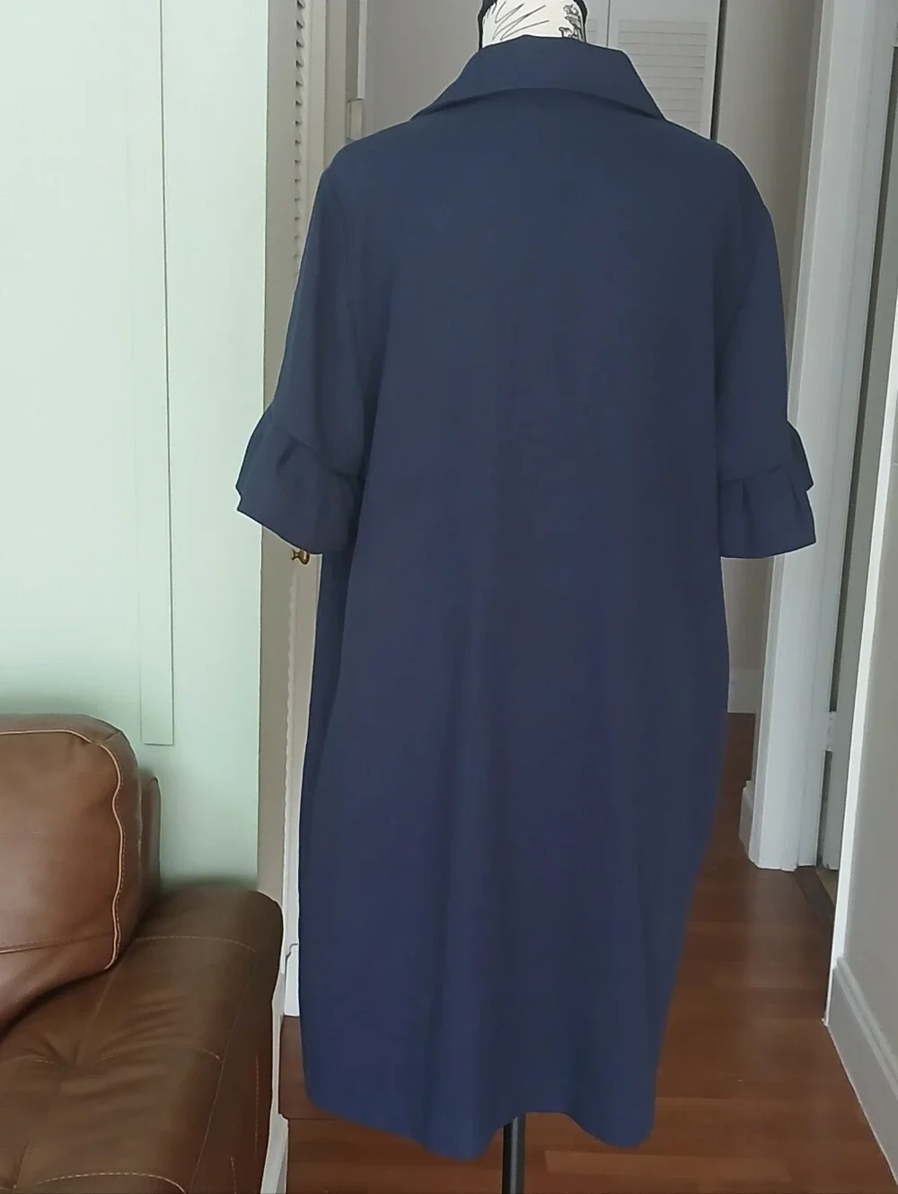 Tuckernuck Crepe Massey Shirt Dress XL - Picture 7 of 9